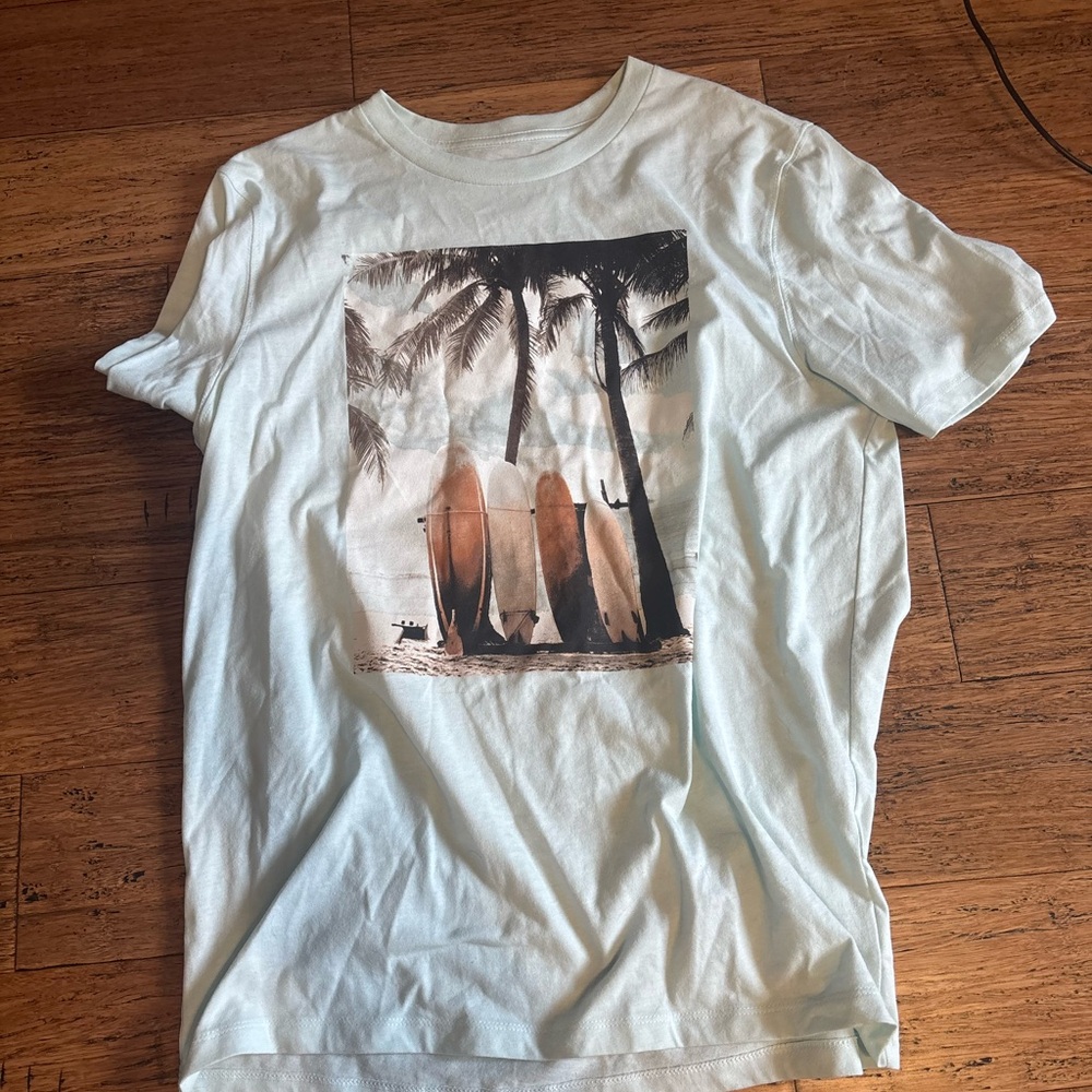 Old Navy Palm Tree Surfboard Graphic Tee